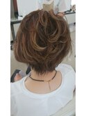 立体感☆ハイライトショート