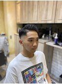 パートスタイル 七三 スキンフェード