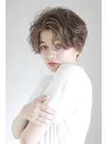 サク 田町芝浦(Sac.)&nbsp;Sac.  ショート 透明感カラー ナチュラルヘア