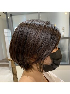 プリマ アンジュ 中目黒店(PRIMA ange) 大人可愛い20代30代小顔丸みショートボブマッシュ【中目黒】