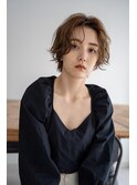 ショート×ナチュラルウェーブ