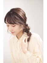 ヘアーサロン ソル(HAIR SALON SOL) サイド編み下ろしヘア