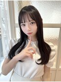 前髪が可愛い☆束間シースルーバング☆髪質改善でツヤツヤ美髪☆
