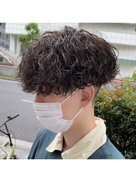 ウェーブ(WAVE) 重めマッシュ×波巻きスパイラル/メンズパーマ/メンズカット