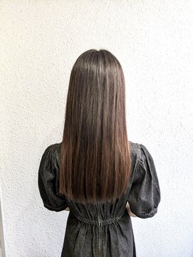 リバティ 吉祥寺(Liberty) モンブランカラー×切りっぱなしロング