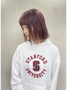 アジールヘア 東上野店(agir hair) 大人可愛いピンクラベンダーブリーチ10代20代【上野/東上野】