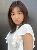☆大人かわいい20代30代40代くびれミディアムボブフェザーバング