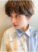 ショートパーマ　○堀越太真樹
