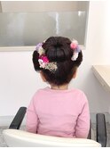 七五三ヘアセット 6