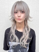 リアイス(Re:ICE) シルバーホワイト中性ロングウルフ