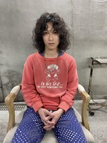 メンズヘア×ハードパーマ×スパイラルパーマ