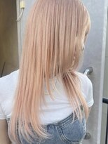 ジーナ(XENA)&nbsp;ケアブリーチ×ハイトーン×サーモンベージュ(渋谷)