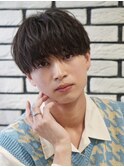 韓国センターパートコンマバングダウンパーマニュアンスパーマ