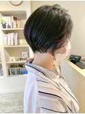 【CROP】束感ショートヘア×ブリーチなしカラー