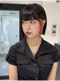 【YOKE】くすみベージュオリーブベージュボブ秋色透明感カラー