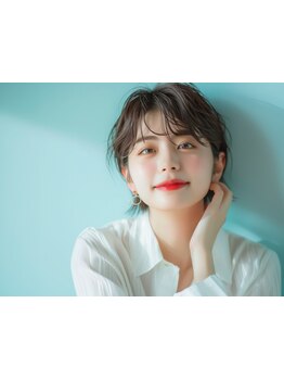 髪質,クセを味方にした美フォルムであなただけのスタイルに。いつどこから見られてもOK♪