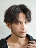 波巻きスパイラルパーマゆるウェーブメンズサーフカール渋谷原宿