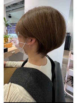 ボンド(hair salon bonD) コンパクトショート+カラー