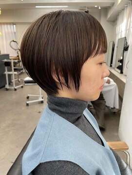 ユノ(juno) 【中目黒】ナチュラルベリーショート☆グレージュカラー