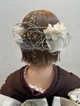 リジョイスヘア(REJOICE hair) 成人式ボブスタイル