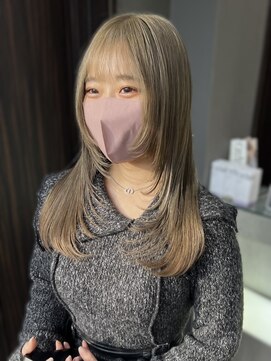 ジルバイジゼル(JILL by GiseL) hazel beige × layer cut