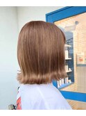 似合わせカットメルティカラー着物フェミニンロング