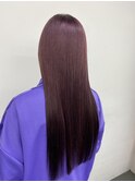 レッドバイオレット/ストレートロング/バイオレットブラウン