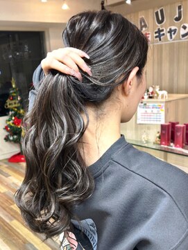 ハイライト白髪ぼかしグレージュハイレイヤー白髪染め柏/柏駅