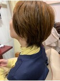 ヘアマニキュアで白髪染め☆　頭皮ストレスなし