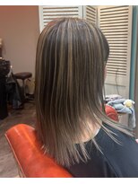 ヘアメイクアクト 都賀店 エアタッチバレイヤージュ