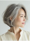クラゲヘアー/小顔/ココアベージュ/オリーブグレー/川西