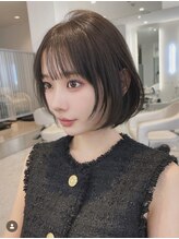 Hue表参道【レイヤーカット/カラー/髪質改善トリートメント/ボブ/顔周り/前髪カット】 Hue ボブ