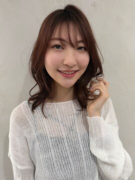 カーム(calm) イメチェン/ピンクベージュ/アンブレラカラー/前髪/鹿島田