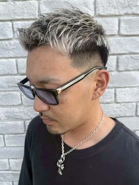 アライズ(ARISE) ハイトーンメッシュ×メンズショート