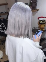 ブレイズヘアー(BLAZEhair)&nbsp;【色落ちがキレイ】ホワイトシルバー×ブリーチ３回