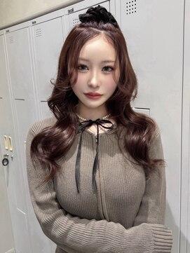 ヴィヴィー 青山表参道店(ViVIE) 血色感たっぷりブリーチなしダブルカラーで作るワインレッド