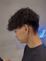 ロンドポレール 北千住(Lond polaire)&nbsp;men's/メンズ波巻きスパイラルパーマ/ナチュラルツーブロック