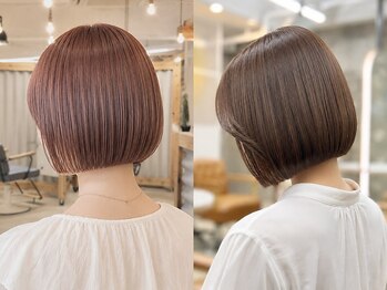 デイジーサイン(day's eye Sign)の写真/フォルムの良いボブスタイルが人気♪髪質改善トリートメントと合わせて短くても広がらないミニボブも叶う◎