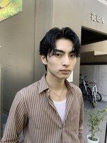 プランツヘアー 高宮店(Plants hair)&nbsp;ニュアンスパーマ カジュアルセンターパート 高宮美容室20代30代