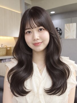 シーテ(Ciete) 韓国ヘア名古屋ハイレイヤー顔まわりカット前髪ボブタッセル小顔