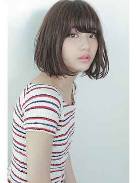 ベル 銀座5丁目店(Belle) 何もしないで内巻きボブ×グレージュ【Belle銀座】