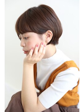 トリッカ 銀座(tricca) 丸みショート  流し前髪
