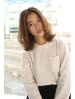 ケーツー エソラ池袋店(K-two)&nbsp;ゆるくびれ外ハネセミディー★［髪質改善/池袋&目白&大塚］