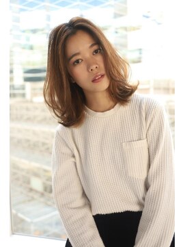 ケーツー エソラ池袋店(K-two) ゆるくびれ外ハネセミディー★［髪質改善/池袋&目白&大塚］