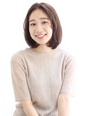 【lagoon久保田】Aラインボブ×マロンベージュ