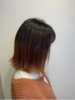 エイム ヘア デザイン 町田店(eim hair design)&nbsp;オレンジグラデーション