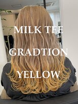 クレア 岡崎南店(CREA)&nbsp;「ブリーチ×１」イエロー裾カラー