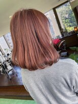 ビアージュ(Viage)&nbsp;:ミディアム　:ミディアムボブ　:ライトピンク　:ピンクブラウン