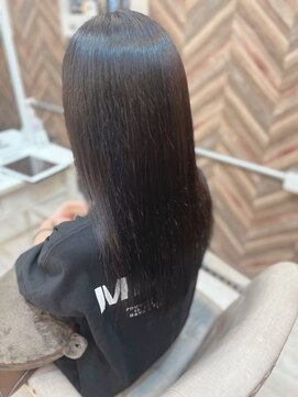 ヘアメイクゼロ 坂戸駅前店(hairmake zero) 【ナチュラルなストレート】oggiotto酸熱トリートメント