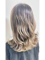 ラフィス ヘアー ルーム 難波本店(La fith hair room) 人気のバレイヤージュ。退色も楽しめます♪